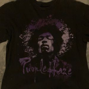 Nirvana/Jimi Hendrix band shirts stuff like that